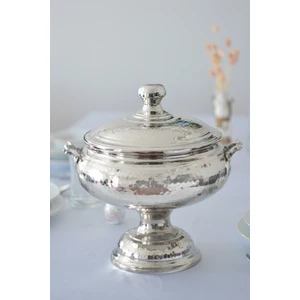 Bakır Concept Bakır Çorbalık Ayaklı Model Gümüş Renk (5 Litre)