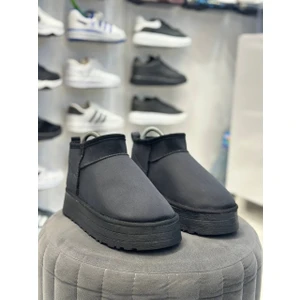 Ugg Kadın Bot & Ev Terliği | Ultra Konfor Kürklü Taba Platform Loafer