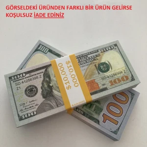 100 adet 100 dolar geçersiz para eğlence oyun şaka   film parası dizi çekimleri ıçin paralar