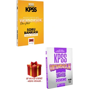 Yargı Yayınevi KPSS Vatandaşlık Soru Bankası+Panem Vatandaşlık Deneme