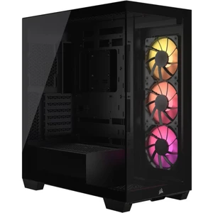 3500X Argb Siyah 4X120MM Fan Temperli Cam USB 3.2 RM850E 850W 80+ Gold Güç Kaynağı Mid Tower E-Atx Gaming Kasa