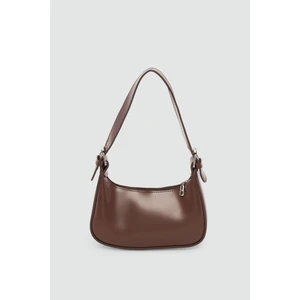 Muse Oval Baget Çanta Taba