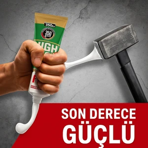 High Tack Güçlü Montaj Yapıştırıcısı – Güçlü Ilk Tutunma – Ahşap, Mermer, Fayans, Pvc, Metal Yapıştırma
