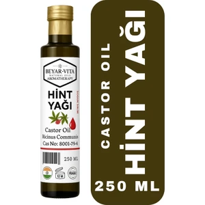 Beyar Vita Hint Yağı 250 ml Soğuk Sıkım Kaliteli Ham Madde Olarak Kullanım İçin