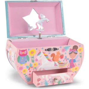 Floss & Rock Müzikli Oval Mücevher Kutusu / Rainbow Fairy  *YENİ*