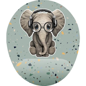 İyi Fikirler Minik Sevimli Fil Bilek Destekli Mouse Pad