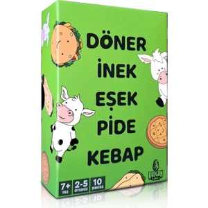 Kuzgun Games Döner İnek Eşek Pide Kebap Kart Oyunu