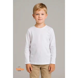 Trend Bebe Butik Erkek Çocuk Uzun Kollu Basic Pamuklu Tişört Günlük ve Okul Uzun Kollu Body
