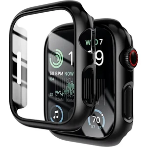 Apple Watch Akıllı Saat Uyumlu 360 Derece Koruyucu Siyah