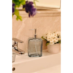 Cam Sıvı Sabunluk – 500 ml (Renk Seçenekli)