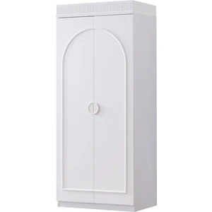 Gardırop, Dolunay 2 Kapaklı Dolap - Beyaz