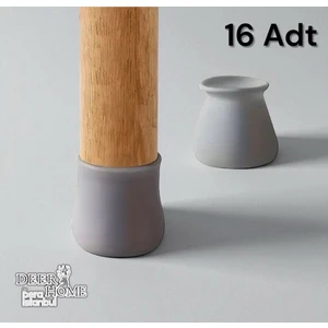 Masa Sandalye Ayak Koruyucu 16'lı Silikon Ev Eşyaları Koruma Aparatı Parke Seramik Çizmez Masa Ayağı