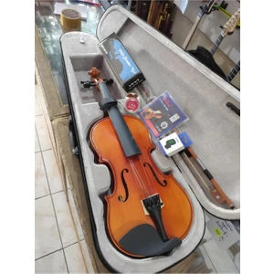 SV140 Tam Boy 4/4 Keman Full Set (Keman Yastığı, Reçine, Yedek Tel ve Akort Cihazı)