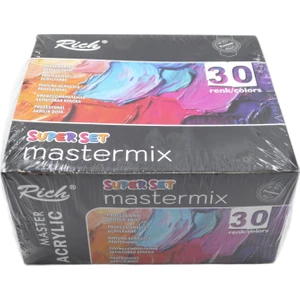 Mastermix Akrilik Boya 60 cc Süper Set 30 Renk (19847)
