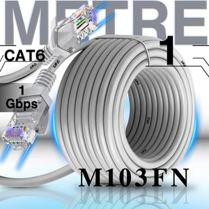 Mn6 M103FN 1 Metre Internet KABLOSU/UTP-CAT6/1000 Mbps (Gigabit) Destekli/ethernet Kablosu 1 Metre/iç Mekan Uyumlu