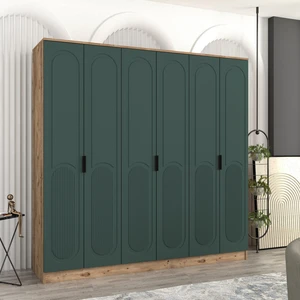 DERİN 6 KAPAKLI EKO GARDIROP - MDF KAPAK