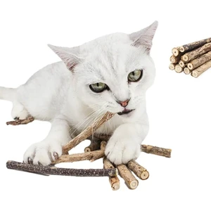 Doğal Matatabi Kedi Çiğneme Çubuğu   5 Adet  10 mm