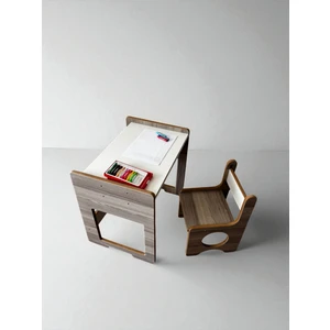 Montessori Çocuk Oyun & Aktivite & Çalışma Masa ve Sandalyesi 2-8 Yaş