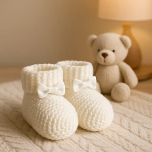Yumuşak Örgü Bebek Patik - Sıcacık ve Sevimli