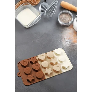 15 Bölmeli Silikon Çikolata ve Buz Kabı Çikolata Kalıbı Buz Kalıbı