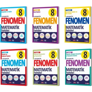 Fenomen 8. Sınıf Matematik Fasikülleri ( 6 Fasikül ) 2025 / 2026