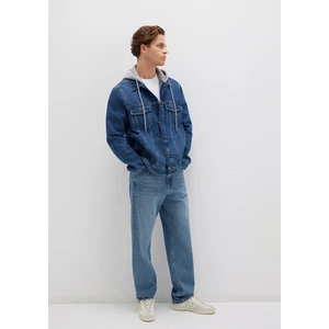 Brandon 90lar Vintage Koyu Mavi Jean Ceket 0112808-90839