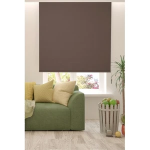 Home Tatlı Kahve Rengi  Düz Mekanize  Stor Perde Yüksek Kalite Metropol Serisi