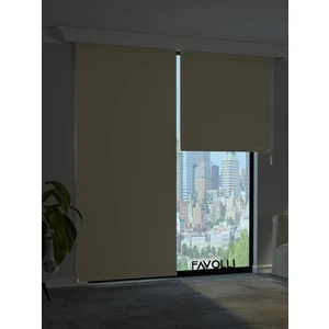 Bej Karartma Blackout Stor Perde Metal Ithal Kasa Işık Geçirmez