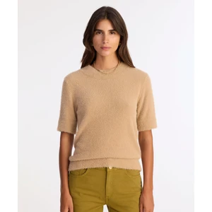 Regular Dik Yaka Kısa Kol Kazak