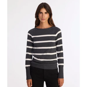 Regular Kayık Yaka Uzun Kol Kazak