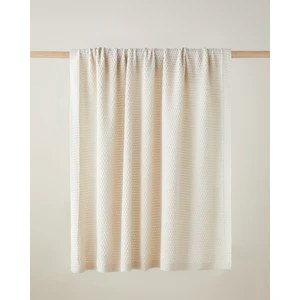 Simple White Koltuk Şalı 130X170 cm Ekru