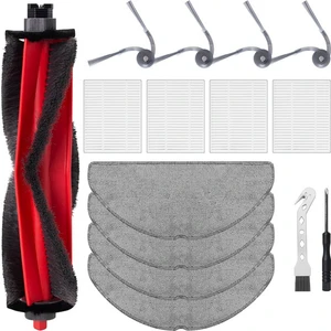 Roborock Q7 M5/ Q7 M5+/ Q7 L5 Elektrikli Süpürge Aksesuarları Için 15 Adet Yedek Parça Ana Yan Fırça Hepa Filtre Paspas Pedleri (Yurt Dışından)