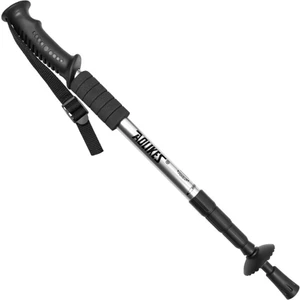 Aolıkes 3401 Hafif Alüminyum Alaşımlı Trekking Bastonu 4 Bölmeli Ayarlanabilir Yürüyüş Bastonu-Gümüş (Yurt Dışından)