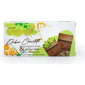 Dubai Sütlü Çikolata – Tereyağlı Çıtır Kadayıf ve Antep Fıstık Dolgulu Özel Lezzet, 200 g, Türkiye