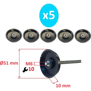 Sosis Silikon Tabancası Itici Yedek Parça M6 - 5 Adet
