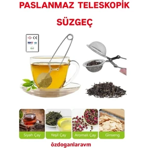 Ada Paslanmaz Çelik  Bitki Çayı Süzgeci