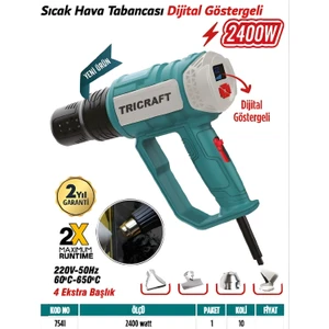 Trıcraft Sıcak Hava Tabancası 2000W