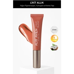 Yoğun Pigmentli E Vitaminli Mat Bitişli Kremsi Likit Allık - Liquid Blusher 03 Warm Apricot