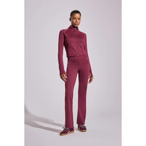 DeFactoFit Flare Fit Toparlayıcı Yüksek Bel İspanyol Paça Soft Touch Sporcu Pantolon B3988AX25AU