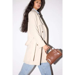 Regular Fit Kemerli Cepli Trençkot