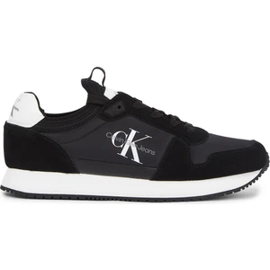 Calvin Klein RUNNER SOCK LACEUP NY-LTH Siyah Erkek Sneaker