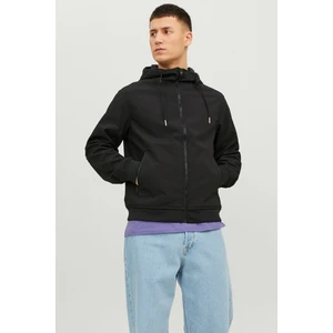 Jack & Jones JJEBASIC SOFTSHELL HOOD N Siyah Erkek Mont