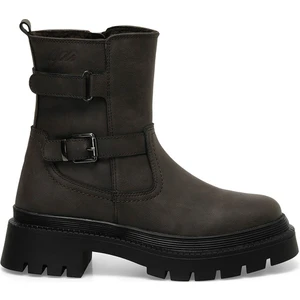 U.S. Polo Assn. KEYTO 3PR Kahverengi Kadın Biker Bot