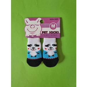 Trade Bazaar 4 Adet Sevimli Pati Çorabı Rastgele Renk Köpek Kedi - Kaymaz Taban Örgülü & Evcil Hayvan Çorabı Ayak Çorabı (Kedi ve Küçük Irk)