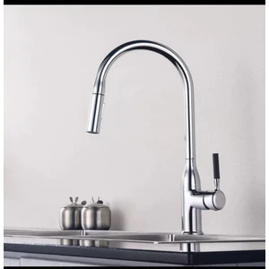 Power Spiralli Krom Mutfak Bataryası Musluk