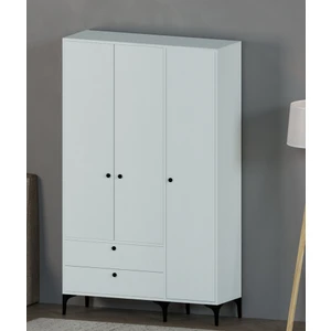 Bohem 3 Kapaklı Beyaz Gövde Beyaz Kapaklı Çok Amaçlı Dolap AFM202
