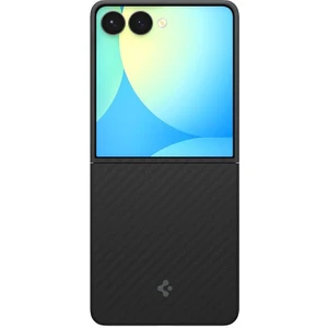 Samsung Galaxy Z Flip 7 ile Uyumlu ince Kılıf Air Skin Aramid Hava Kanalı Teknolojisi™ Askeri Sınıf Koruma Black Dokulu Yüzey Kapak - ACS09564