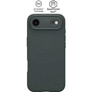 iPhone Air ile Uyumlu ince Kılıf Liquid Air Hava Kanalı Teknolojisi™ Askeri Sınıf Koruma Abyss Green Dokulu Yüzey Kapak - ACS09924