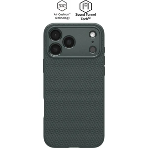 iPhone 17 Pro Max ile Uyumlu ince Kılıf Liquid Air Hava Kanalı Teknolojisi™ Askeri Sınıf Koruma Abyss Green Dokulu Yüzey Kapak - ACS09890