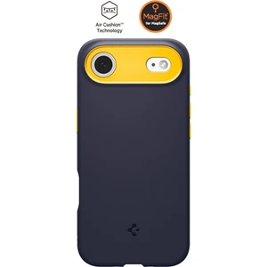 iPhone Air ile Uyumlu Silikon MagSafe Kılıf Nano Pop Hava Kanalı Teknolojisi™ Askeri Sınıf Koruma MagFit Blueberry Navy Kaymaz Kapak - ACS09931